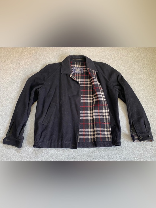 Burberry Jackets & Blazers - Vintage BURBERRYS' women's Jacket Wool Alpaca Nova Check Plaid Interior SZ Lg
